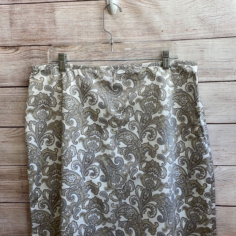 BROOKS BROTHERS 346 SKIRT IN PAISLEY PRINT - Picture 2 of 5